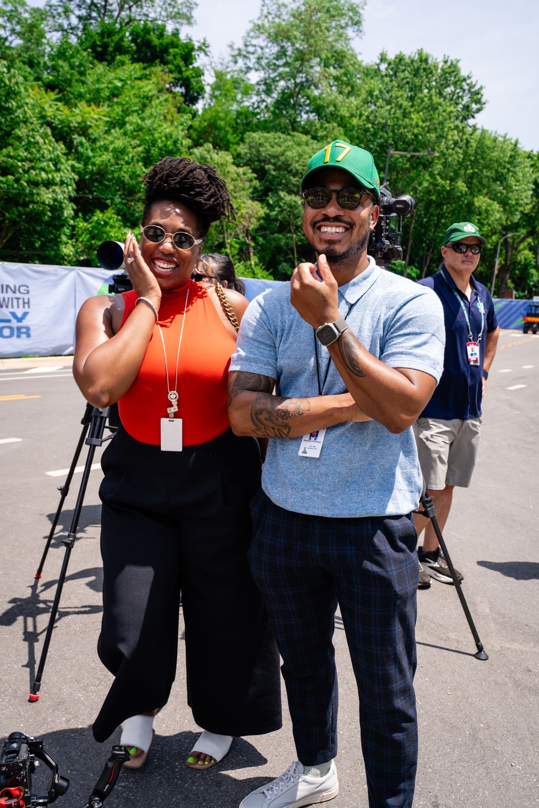 Behind the scenes with Rashiid Marcell