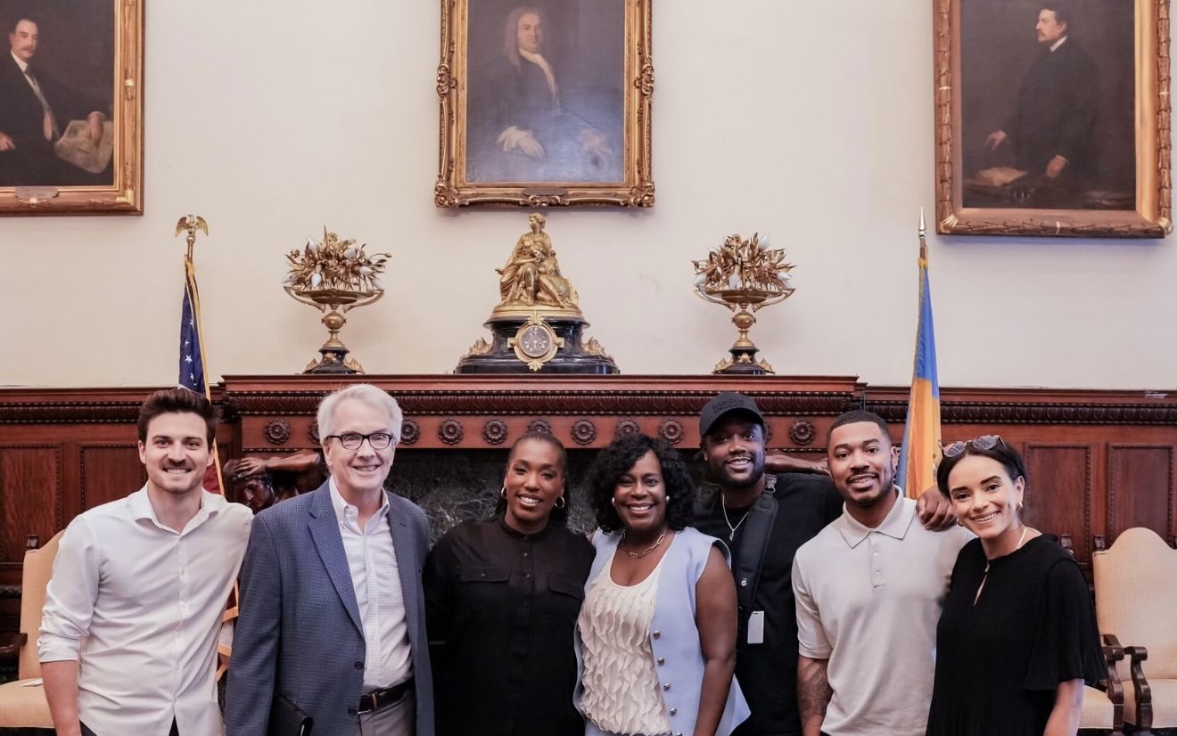 The digital team with Mayor Cherelle L. Parker in City Hall