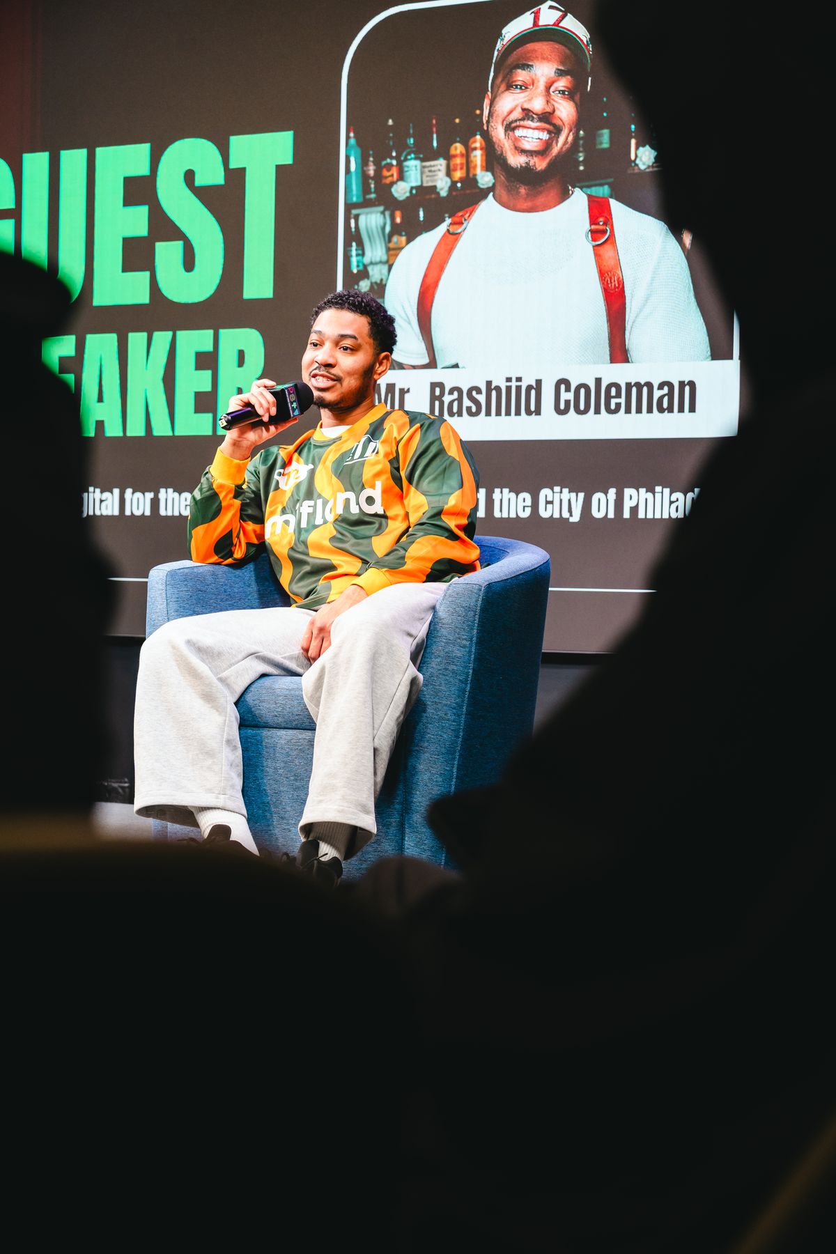 Behind the scenes with Rashiid Marcell